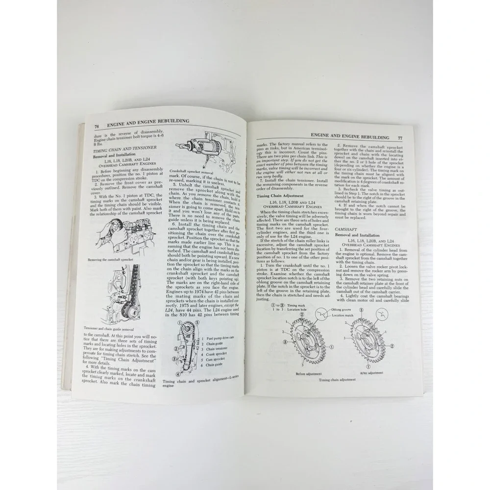 Chilton Datsun 1973-1978 Repair Tune Up Guide Manual Vintage 510 610 710‎  200SX